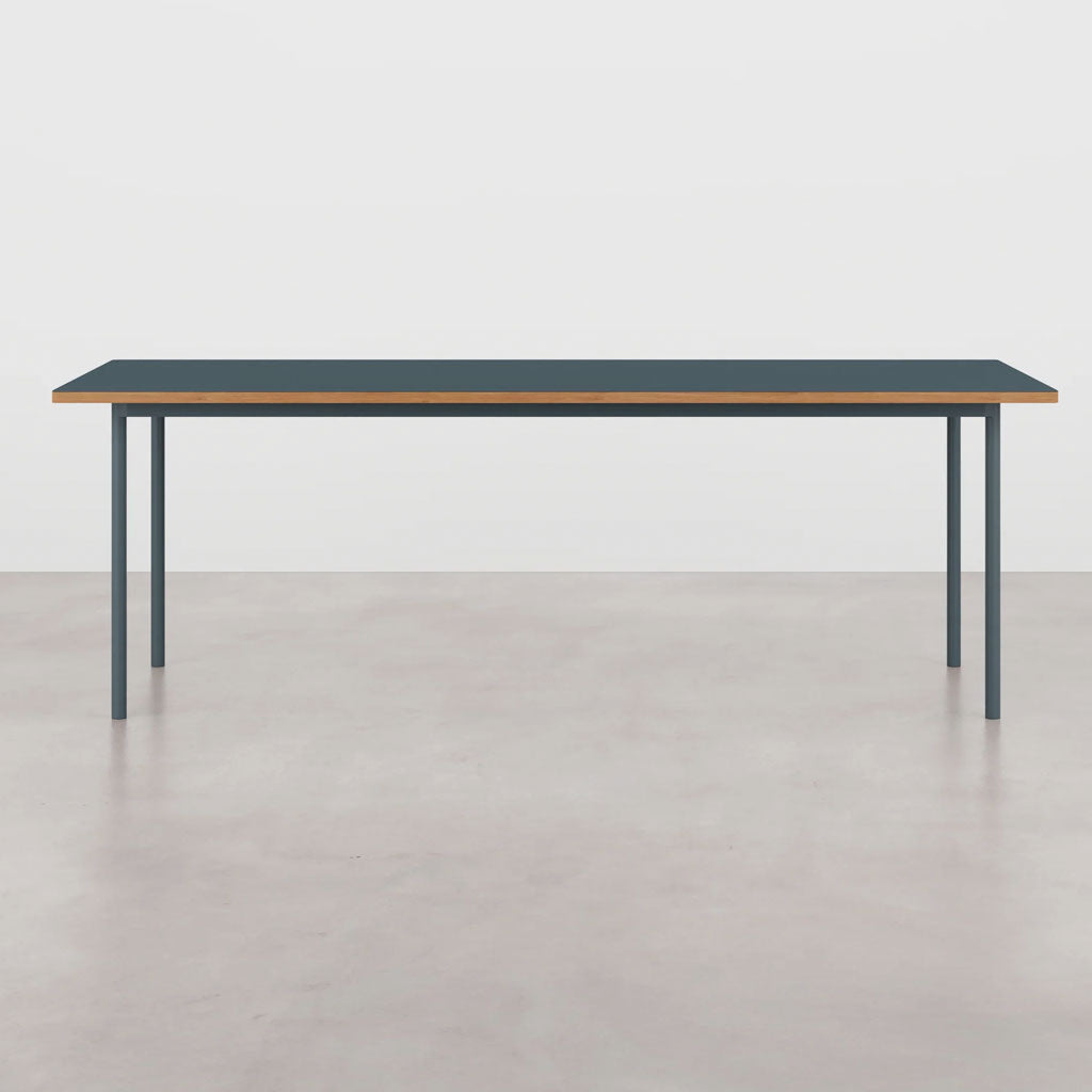 Essential spisebord - 220x90 - Dusty Blue - Tablelab