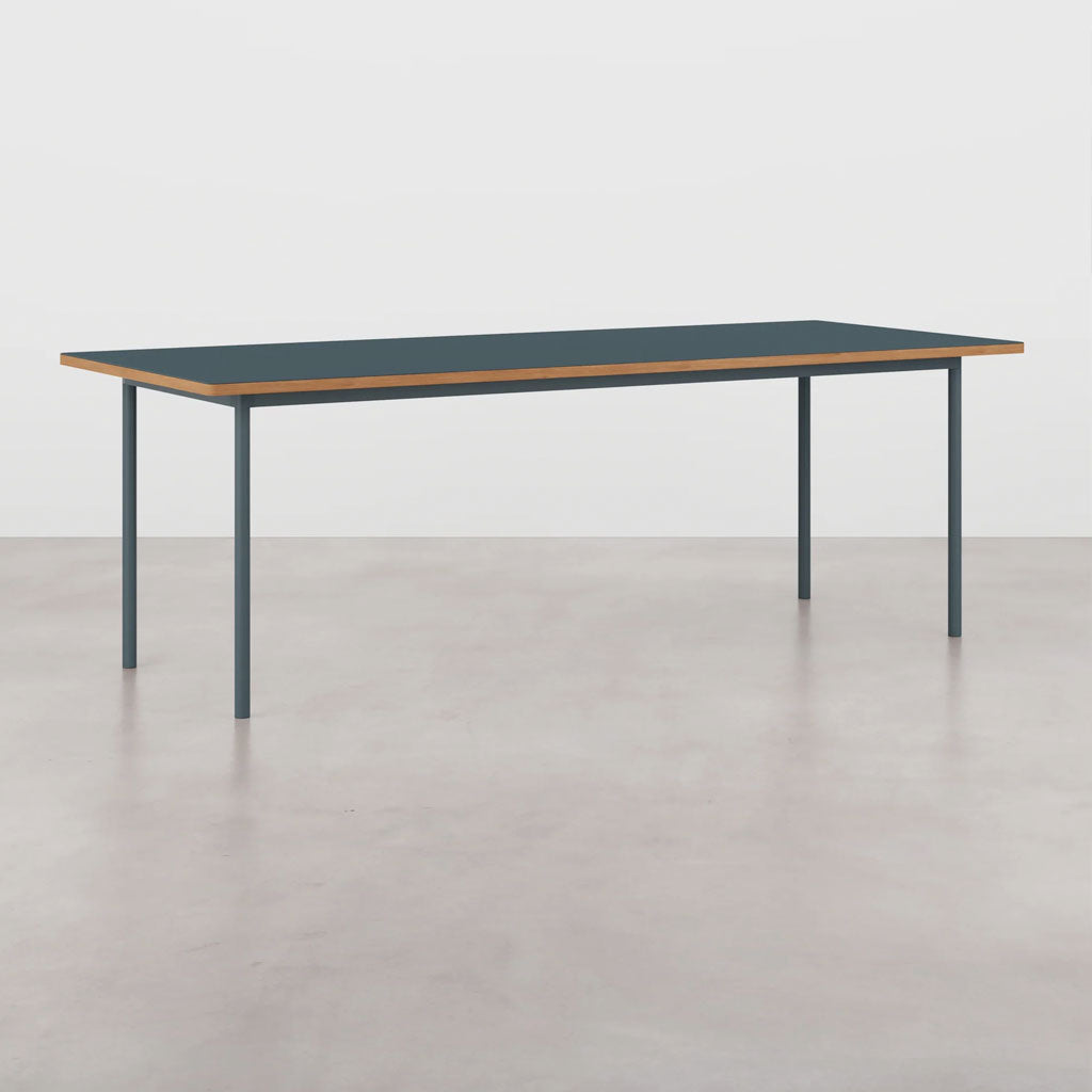Essential spisebord - 220x90 - Dusty Blue - Tablelab