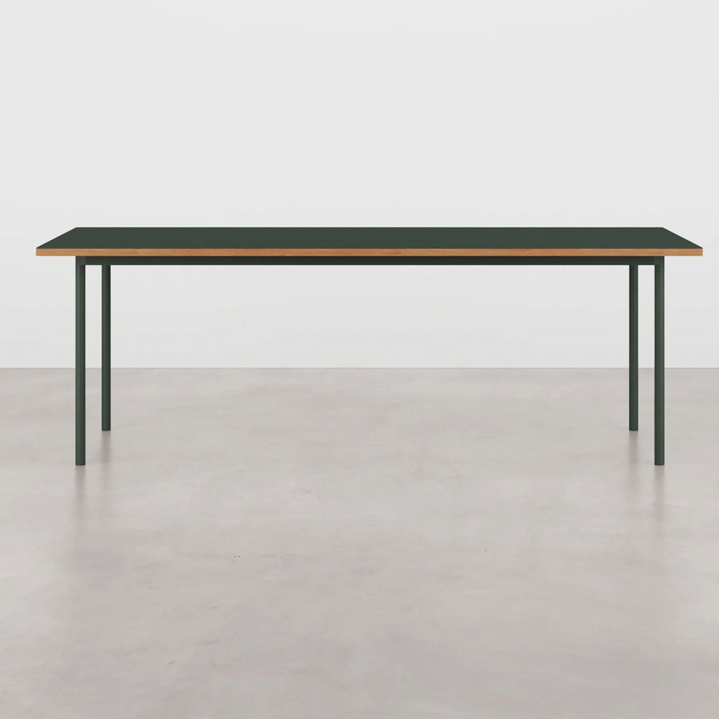 Essential spisebord - 220x90 - Deep Green - Tablelab
