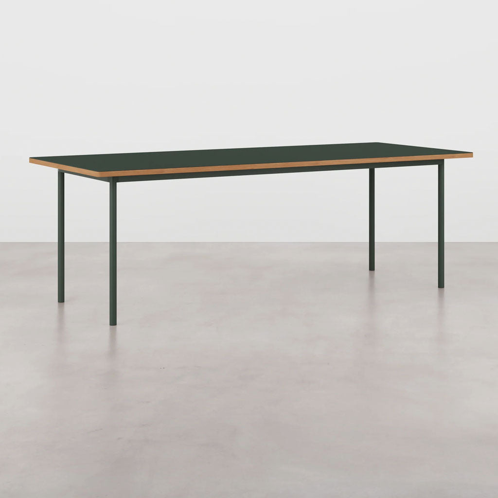 Essential spisebord - 220x90 - Deep Green - Tablelab