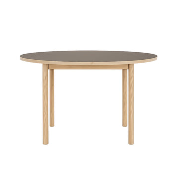 Essential Oak spisebord - Ø120 - Espresso - Tablelab