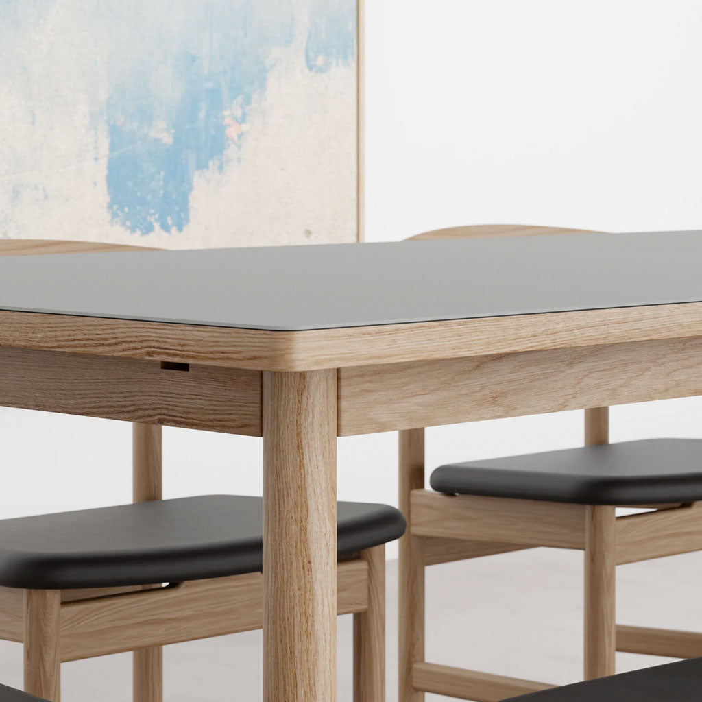 Essential Oak spisebord - 220x90 - Grå - Tablelab