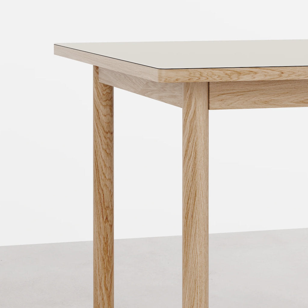Essential Oak spisebord - 90x90 - Mushroom - Tablelab