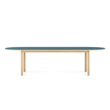 Essential Oak Pill spisebord - 256x90 - Dusty Blue - Tablelab