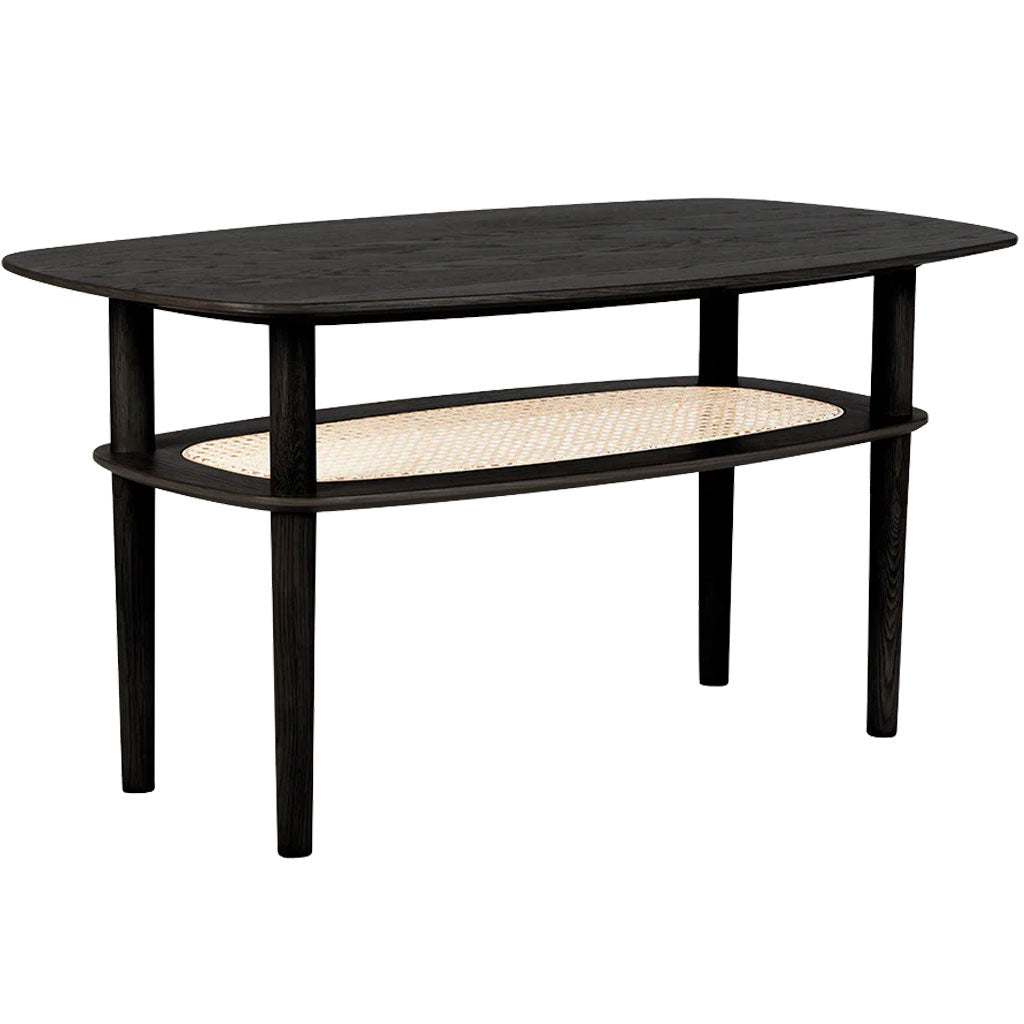 Together Sleek rectangle sofabord - Black Oak - Umage