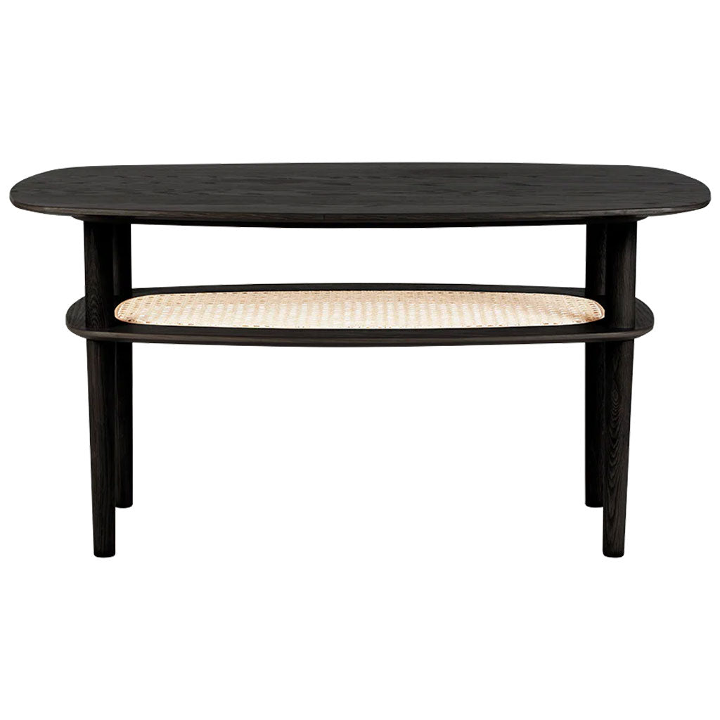 Together Sleek rectangle sofabord - Black Oak - Umage