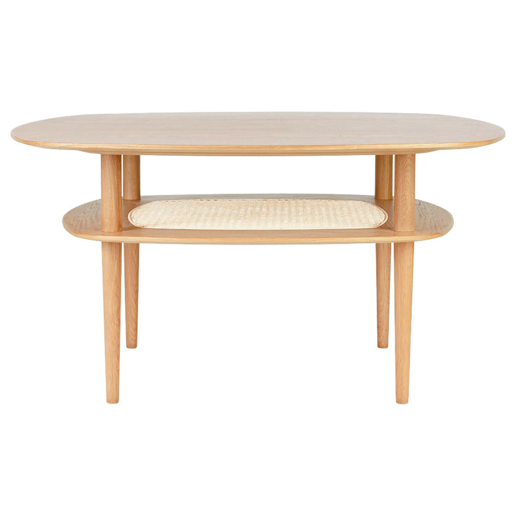 Together Smooth square sofabord - Oak - Umage