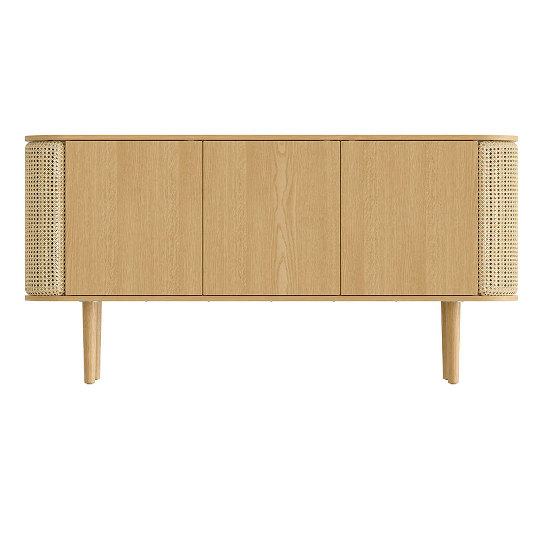 Treasures 3-Dørs Skab - Oak / Venetian Cane - 150x75x43 - Umage