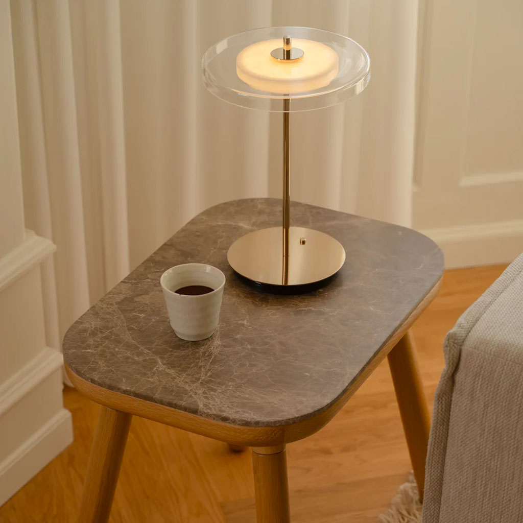 Asteria Move Trådløs Bordlampe - Glas - Umage