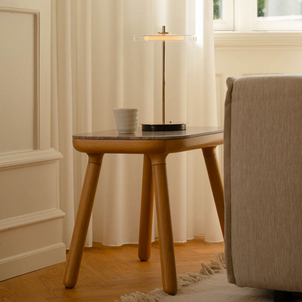 Asteria Move Trådløs Bordlampe - Glas - Umage