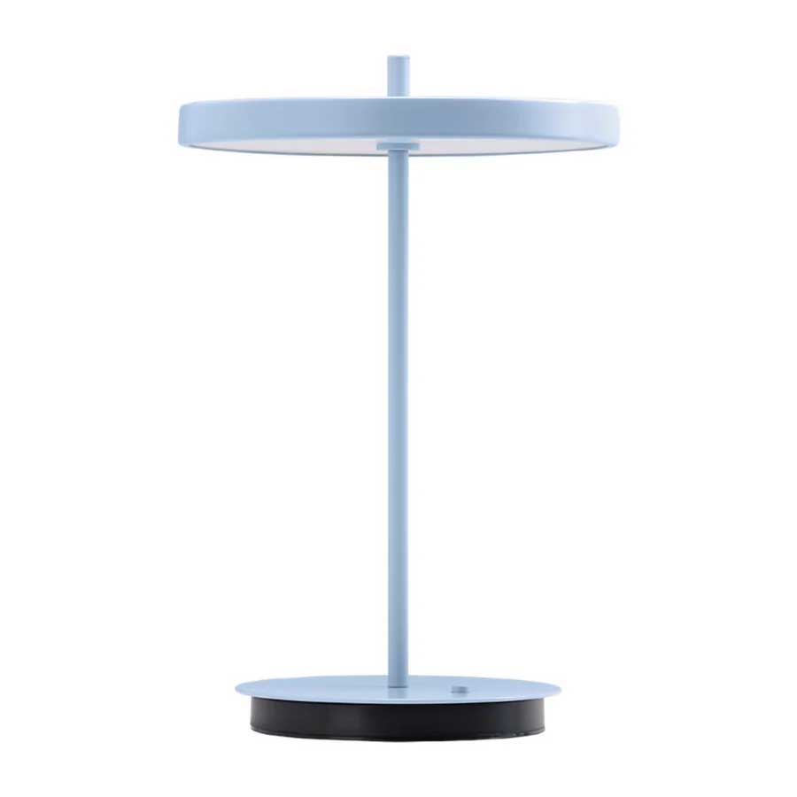 Asteria Move Trådløs Bordlampe - Monochrome - Pale Blue - H: 30,6 cm - Umage