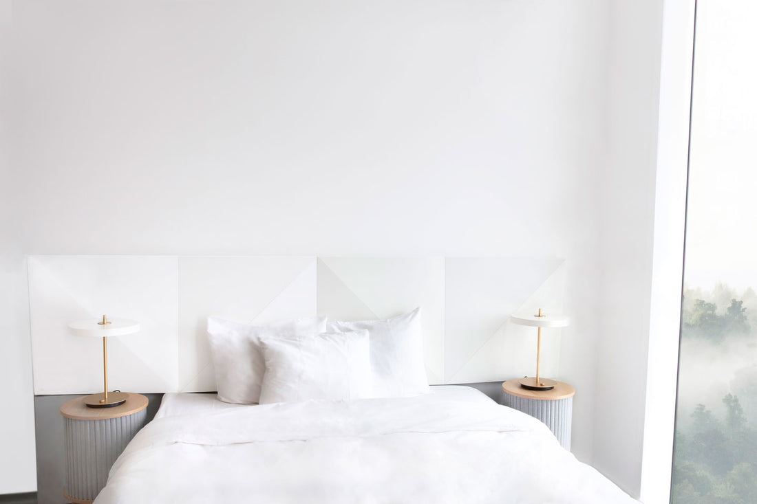 Asteria bordlampe - Pearl White - H: 41,5 cm - Umage