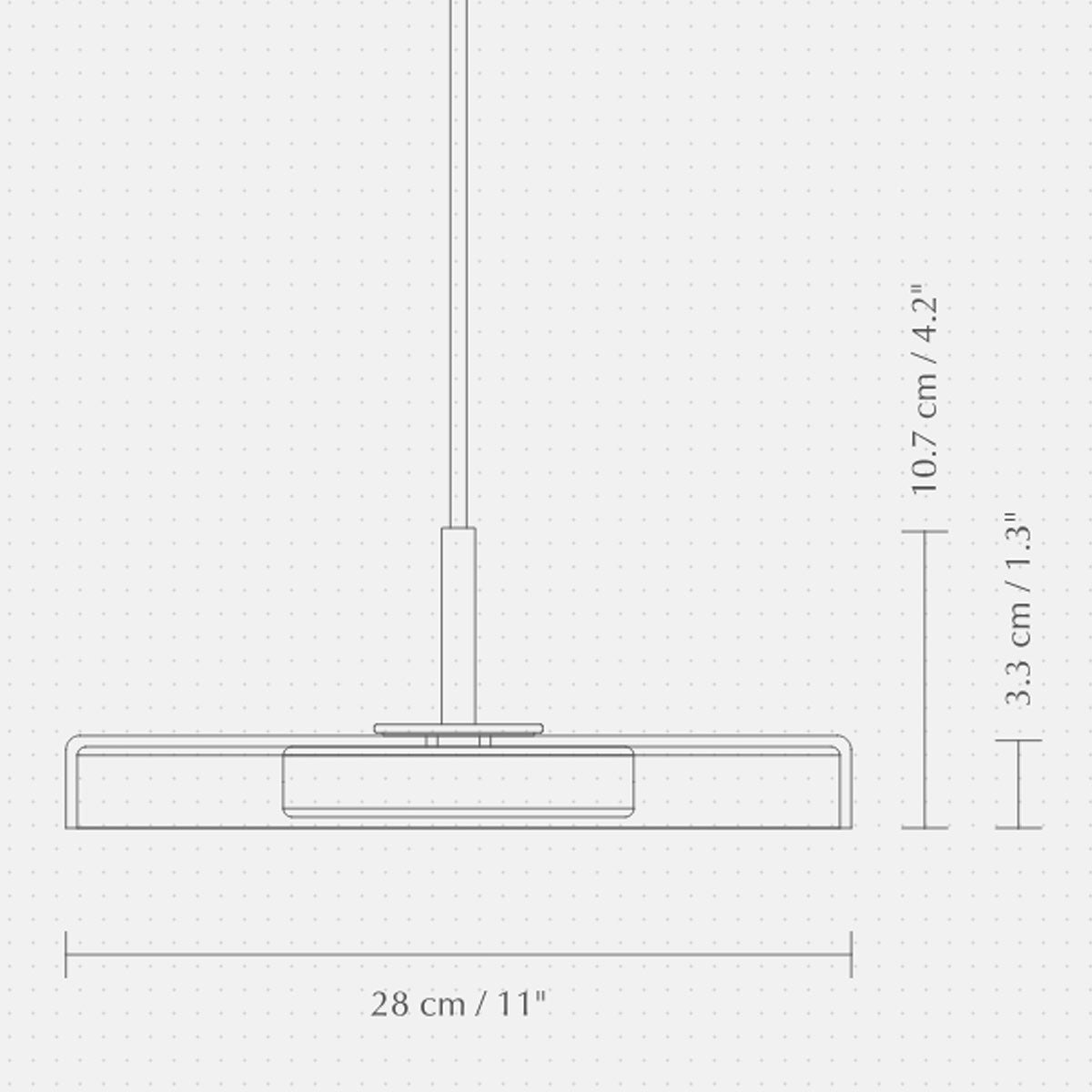 Asteria Glass Pendel - Ø: 28 Cm - Umage