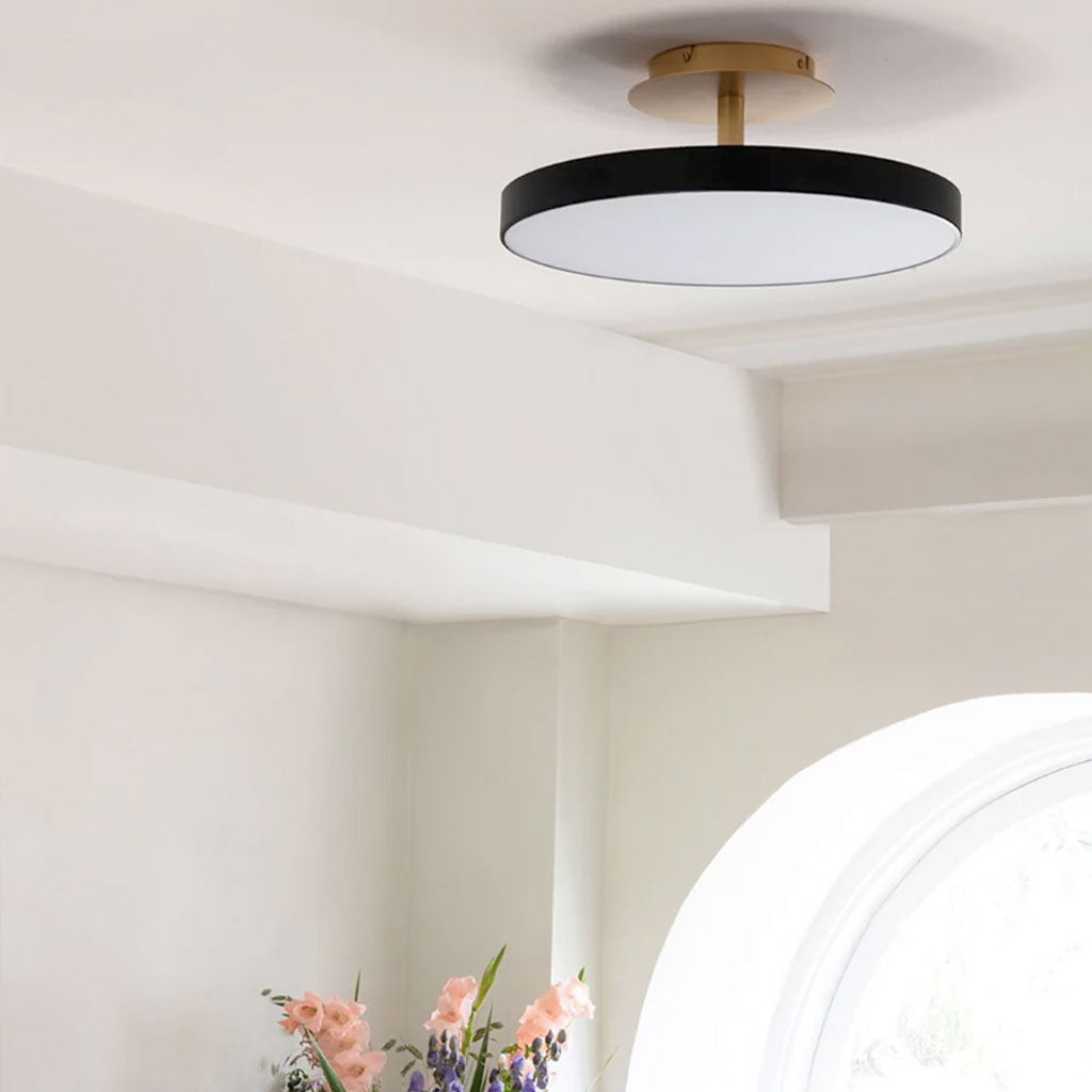 Asteria Up Loftlampe - Black - Medium - Ø43x16,9 - Umage