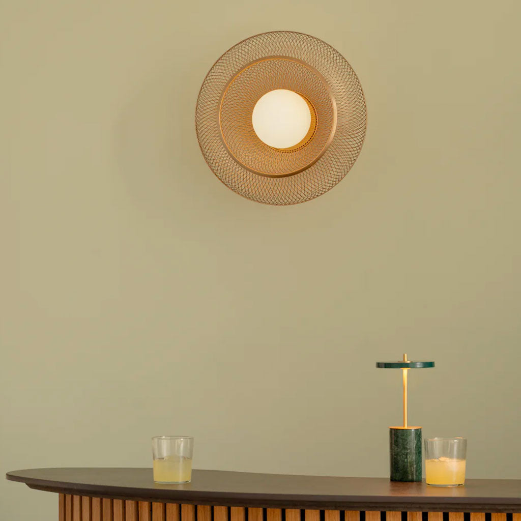 Faraday Up Væg-/Loftlampe - Messing - Umage