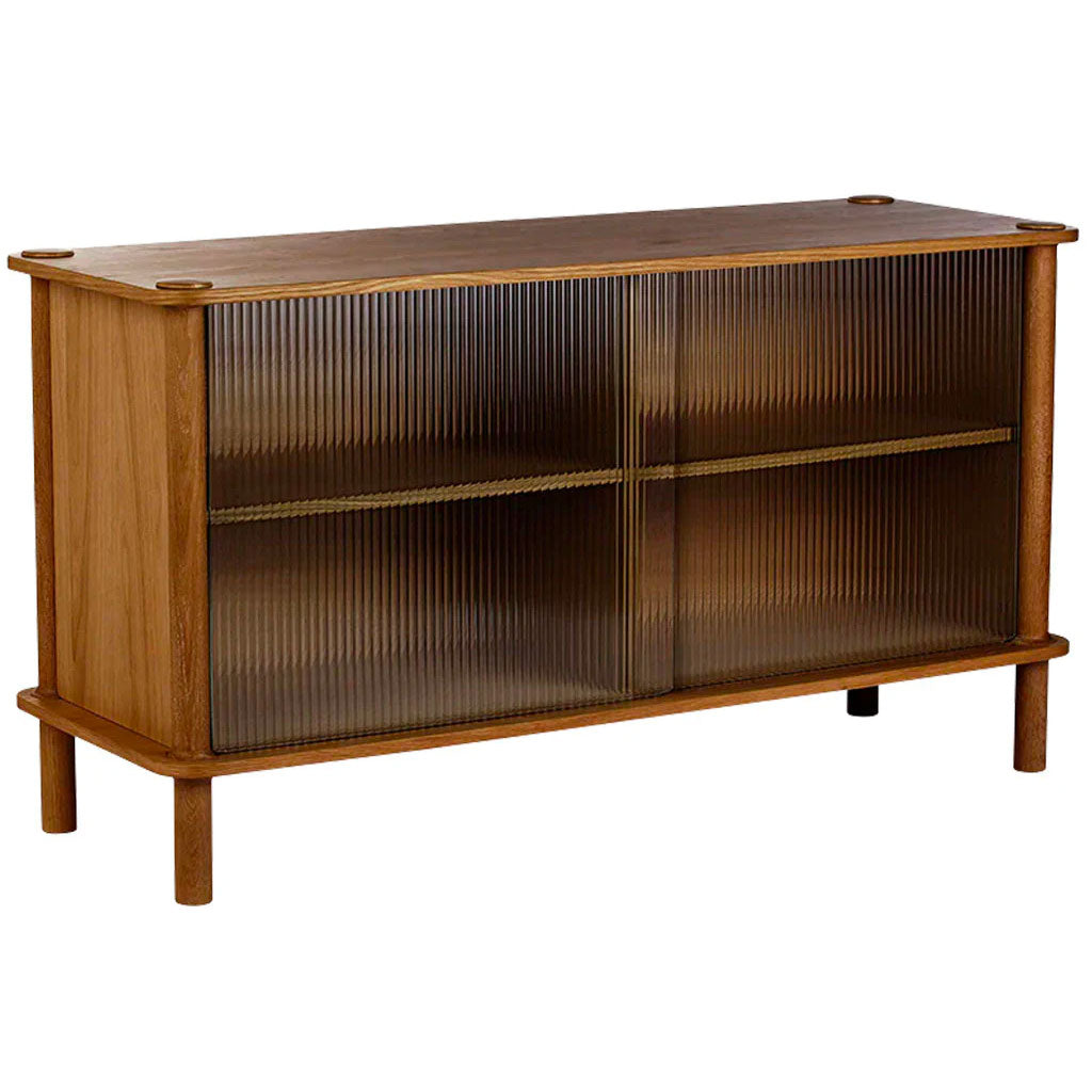 Italic Skab - Dark Oak - Glass - Umage