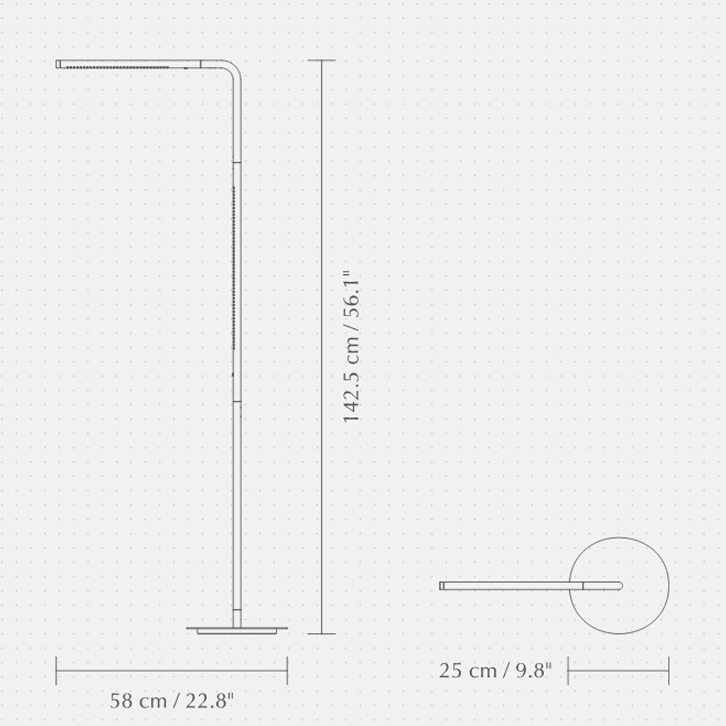 Omni Floor Gulvlampe - Messing - Umage