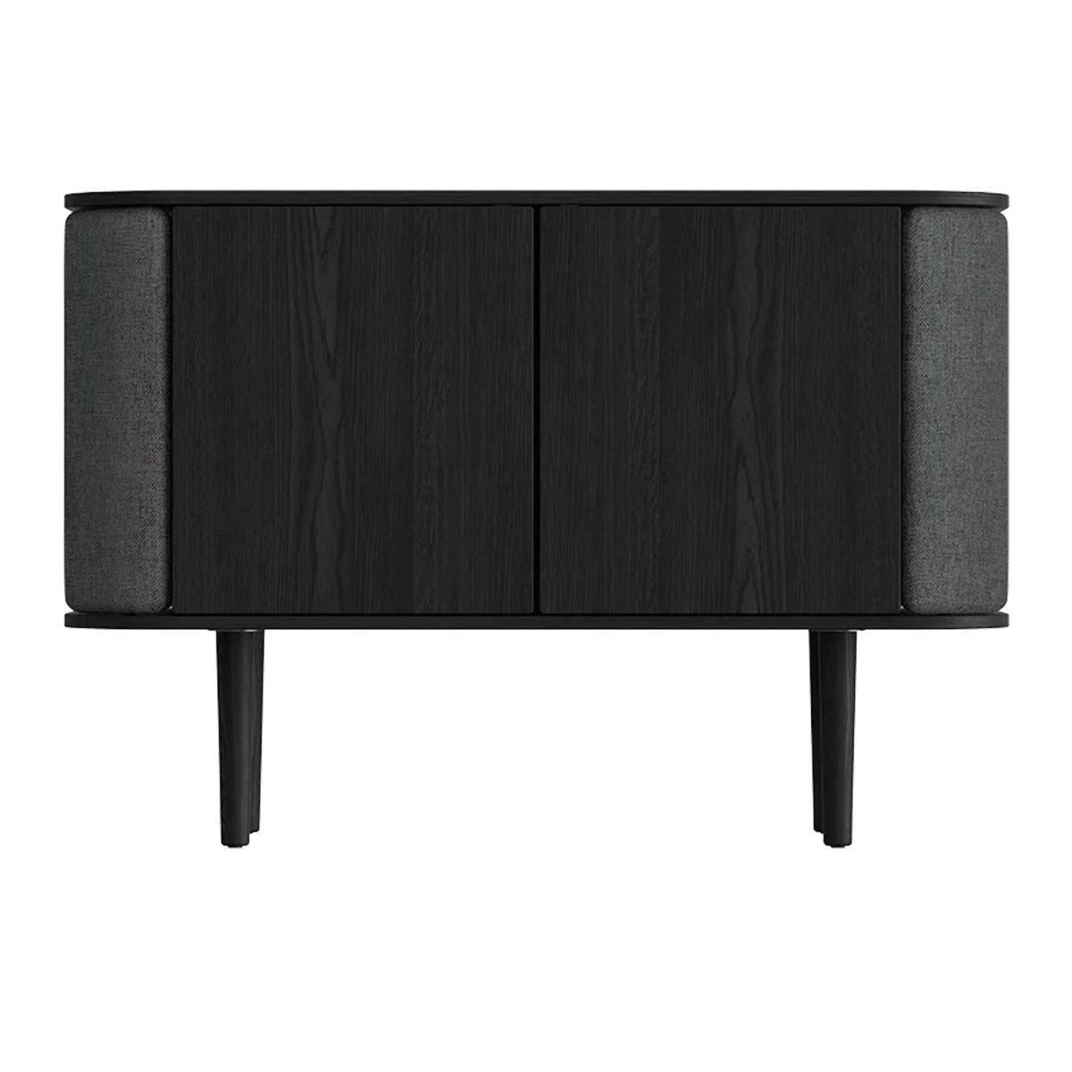 Treasures 2-Dørs Skab - Black Oak / Shadow - 109x75x43 - Umage