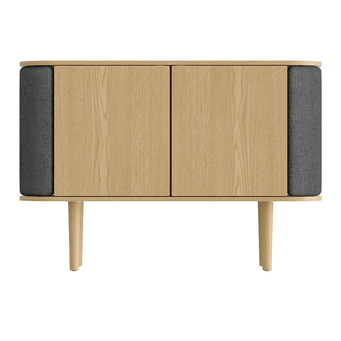 Treasures 2-Dørs Skab - Oak / Shadow - 109x75x43 - Umage