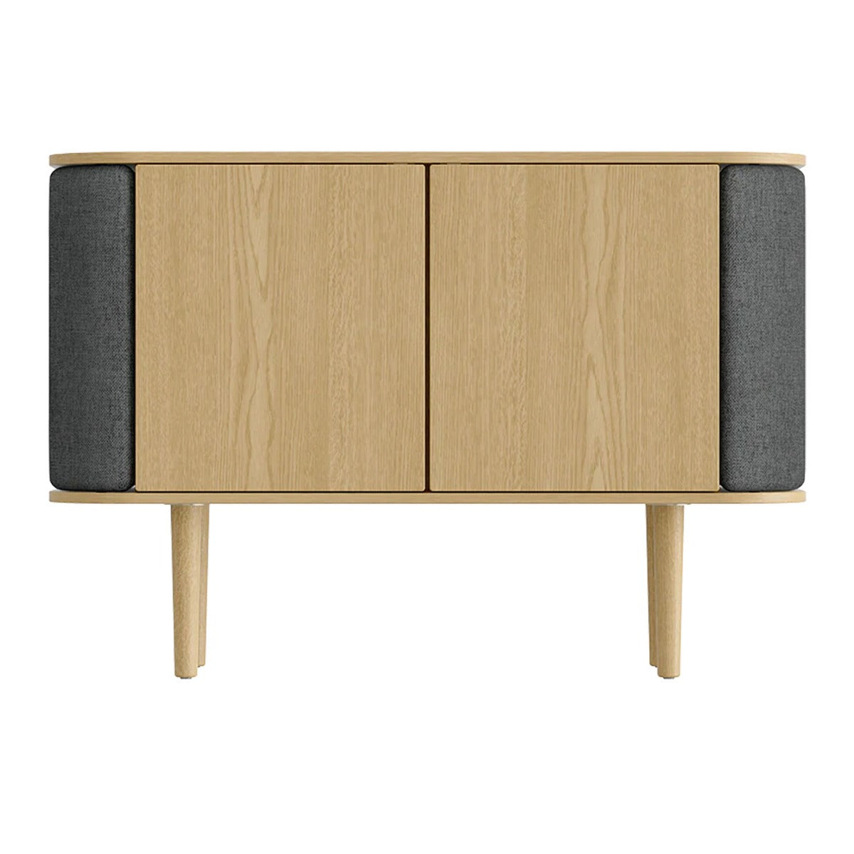 Treasures 2-Dørs Skab - Oak / Shadow - 109x75x43 - Umage