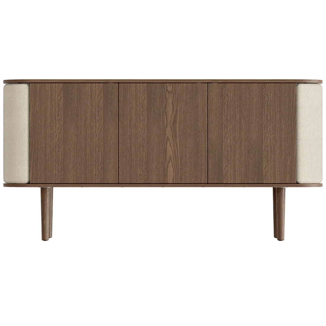 Treasures 3-Dørs Skab - Dark Oak / White Sands - 150x75x43 - Umage