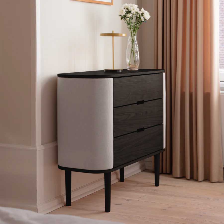 Treasures Kommode - 109.2x93x43 - Black / Sterling - Umage