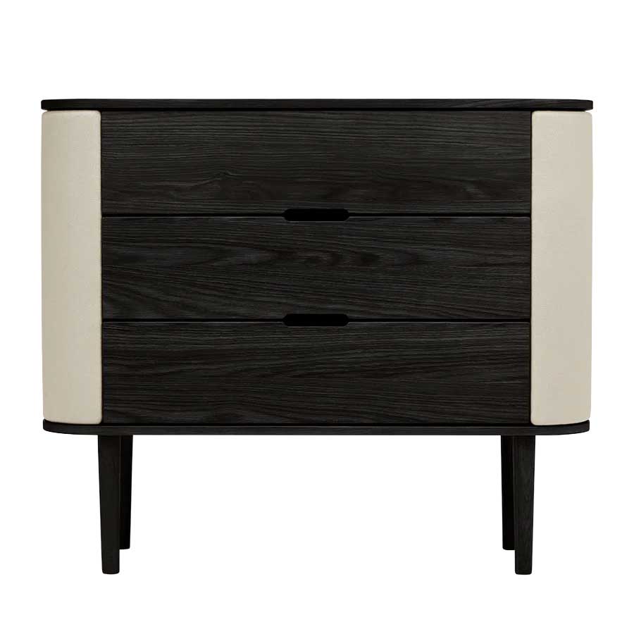 Treasures Kommode - 109.2x93x43 - Black / White Sands - Umage