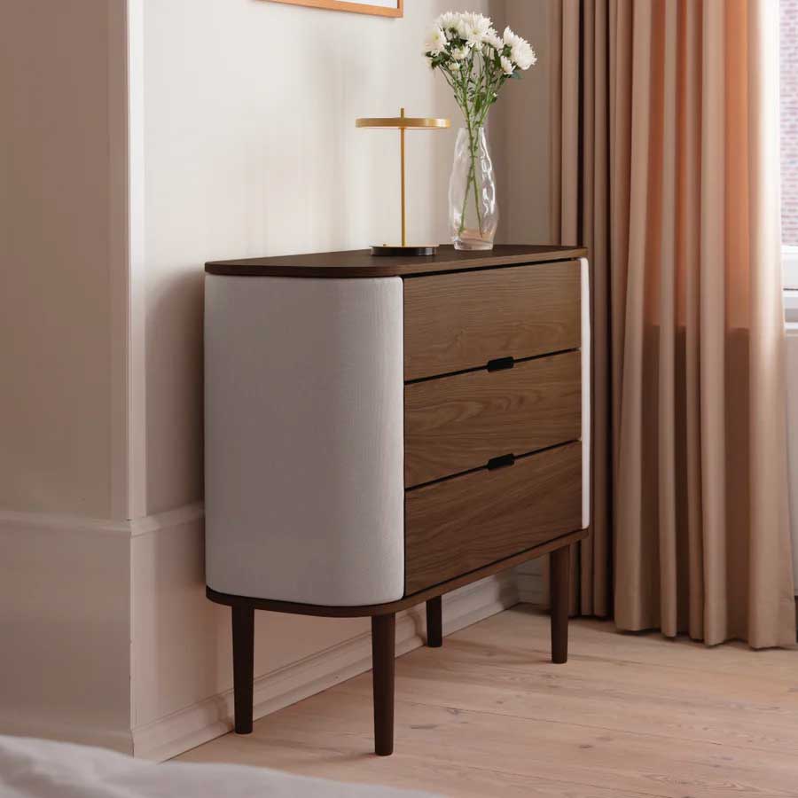 Treasures Kommode - 109.2x93x43 - Dark Oak / Sterling - Umage