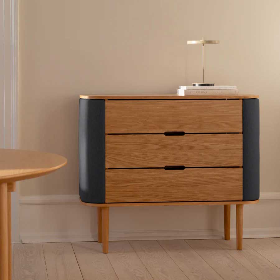 Treasures Kommode - 109.2x93x43 - Oak / Shadow - Umage