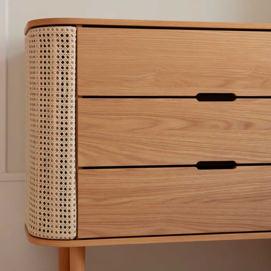Treasures Kommode - 109.2x93x43 - Oak / Venetian Cane - Umage