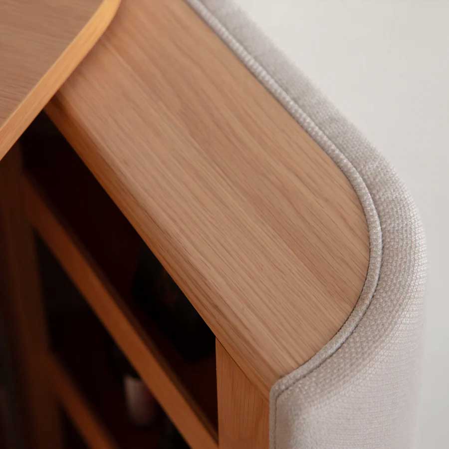 Treasures Kommode - 109.2x93x43 - Oak / White Sands - Umage