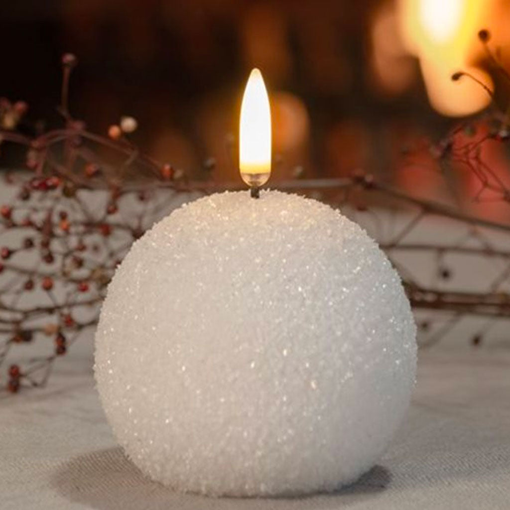 Glitter Round Candle - Uyuni Lighting
