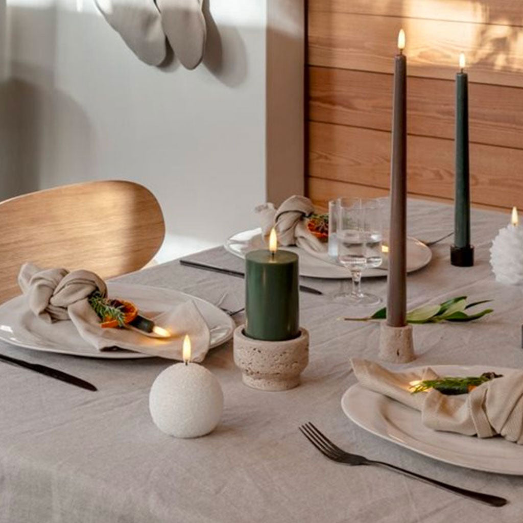 Glitter Round Candle - Uyuni Lighting