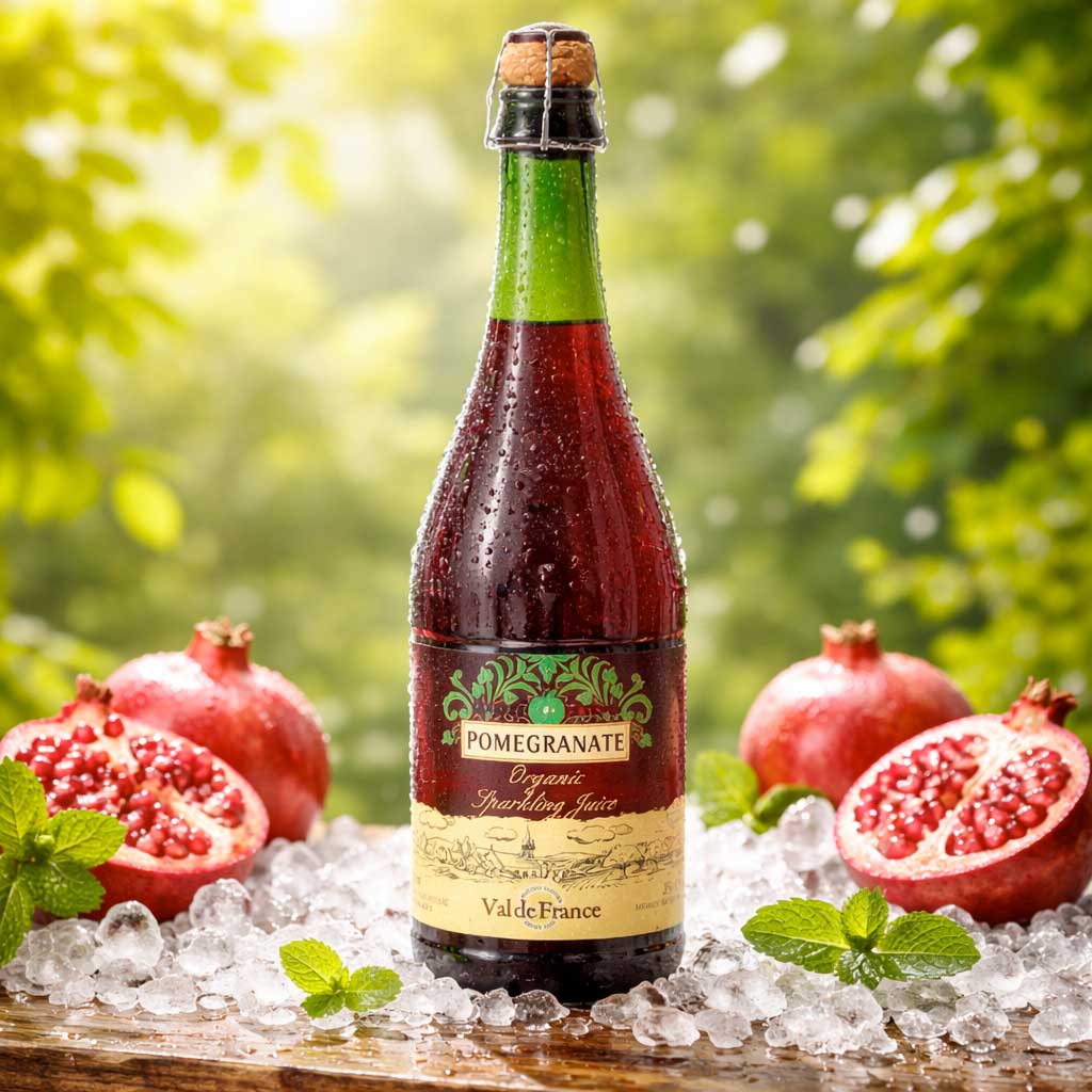 Granatæblecider Økologisk Alkoholfri - Val de France