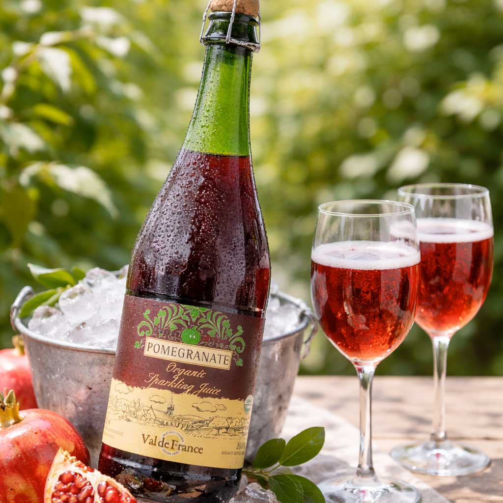 Granatæblecider Økologisk Alkoholfri - Val de France