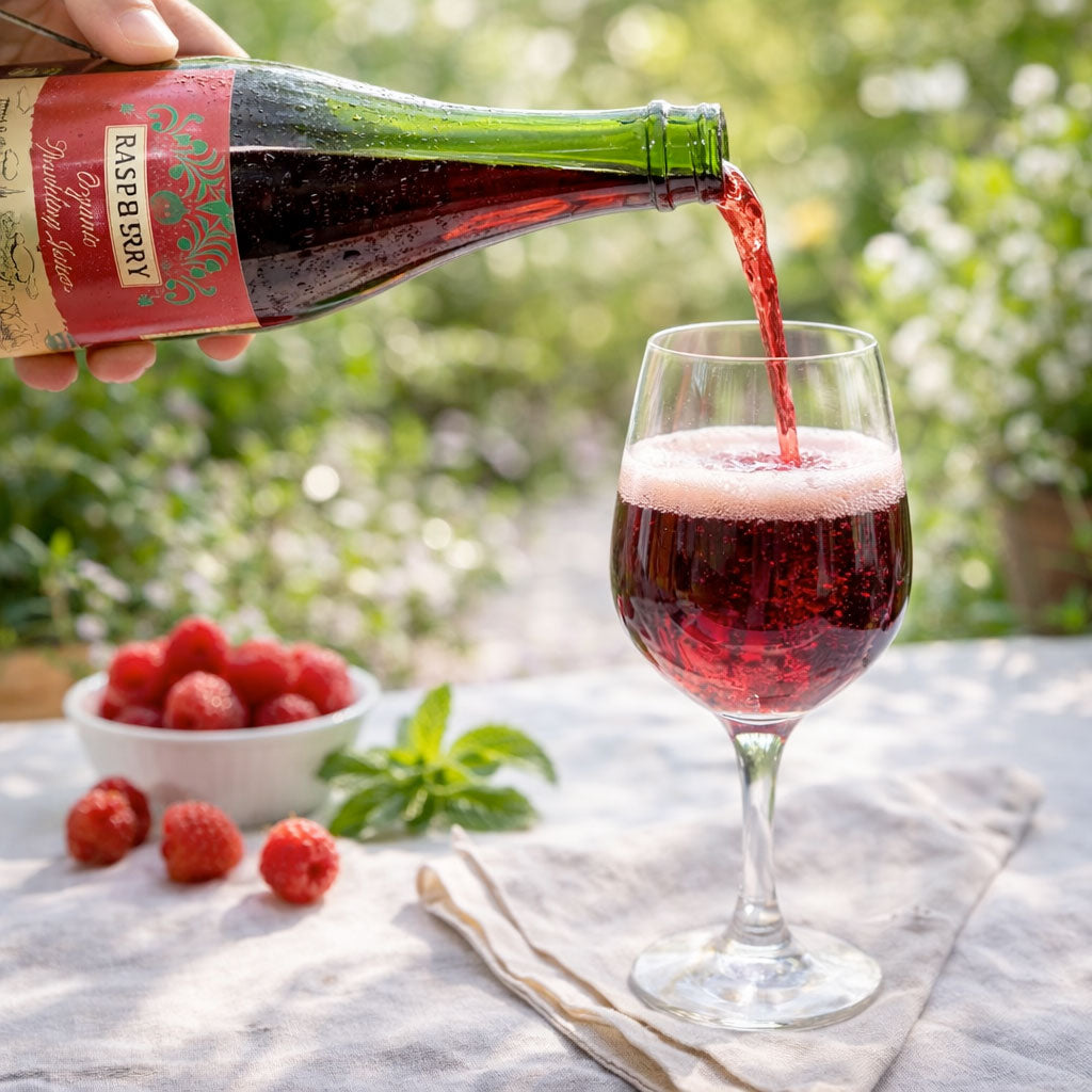 Hindbærcider Økologisk Alkoholfri - Val de France