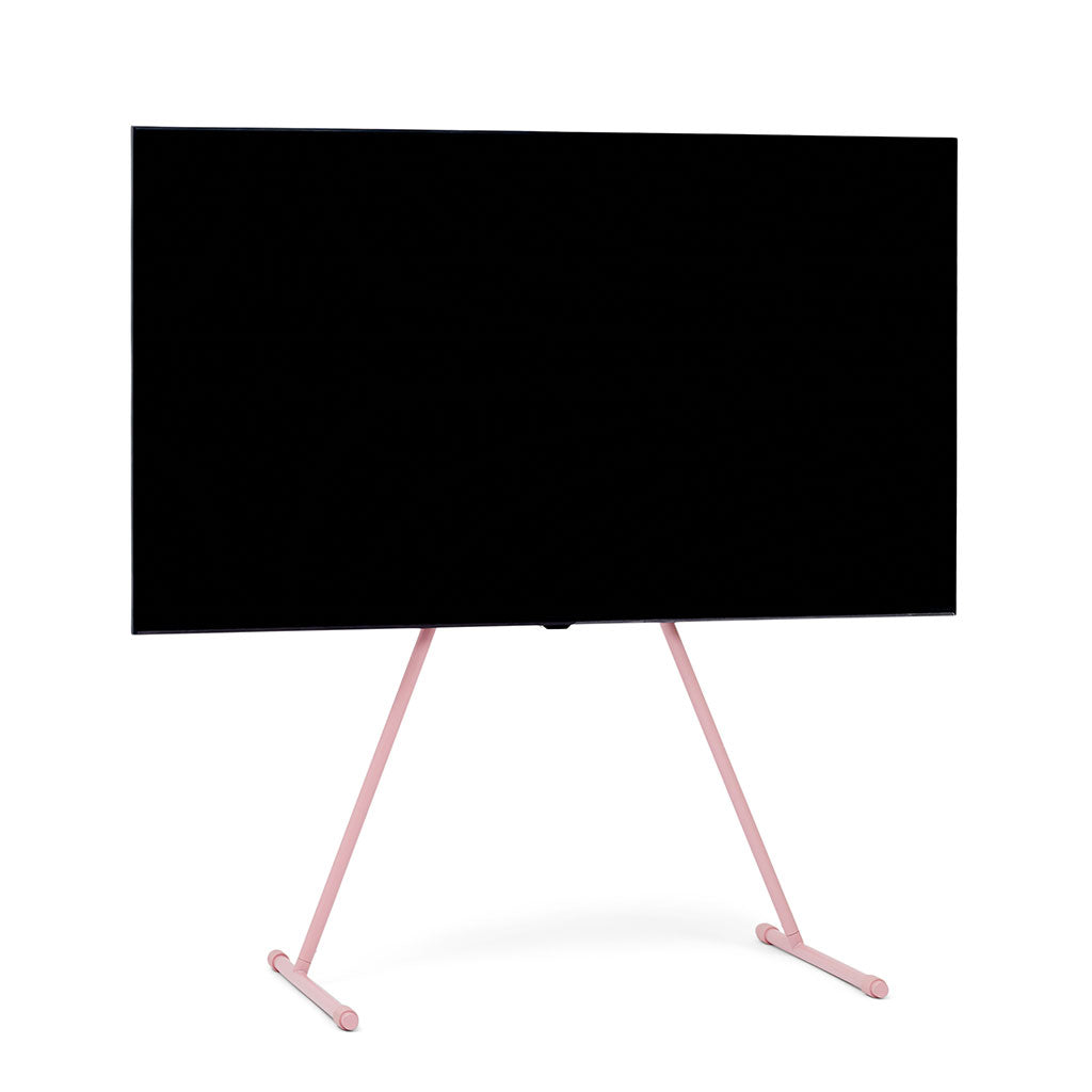 Viva TV Stander - Bubble Gum - Pedestal