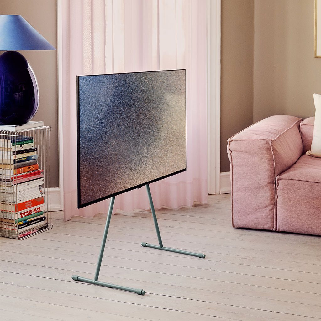 Viva TV Stander - Mossy Green - Pedestal