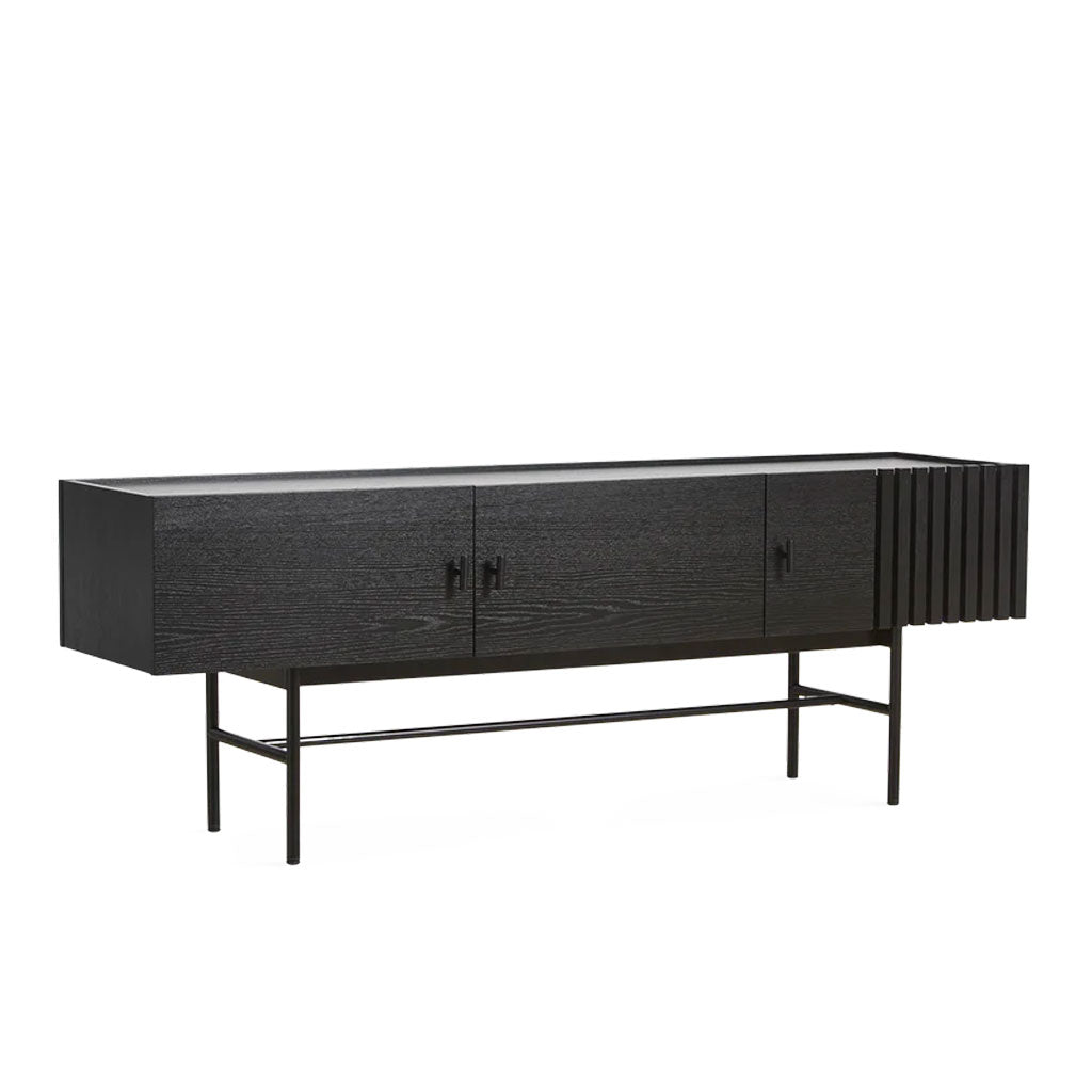 Array Lav Skænk - 150 cm - Sort - WOUD