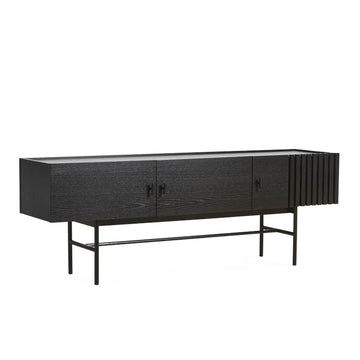 Array Lav Skænk - 150 cm - Sort - WOUD