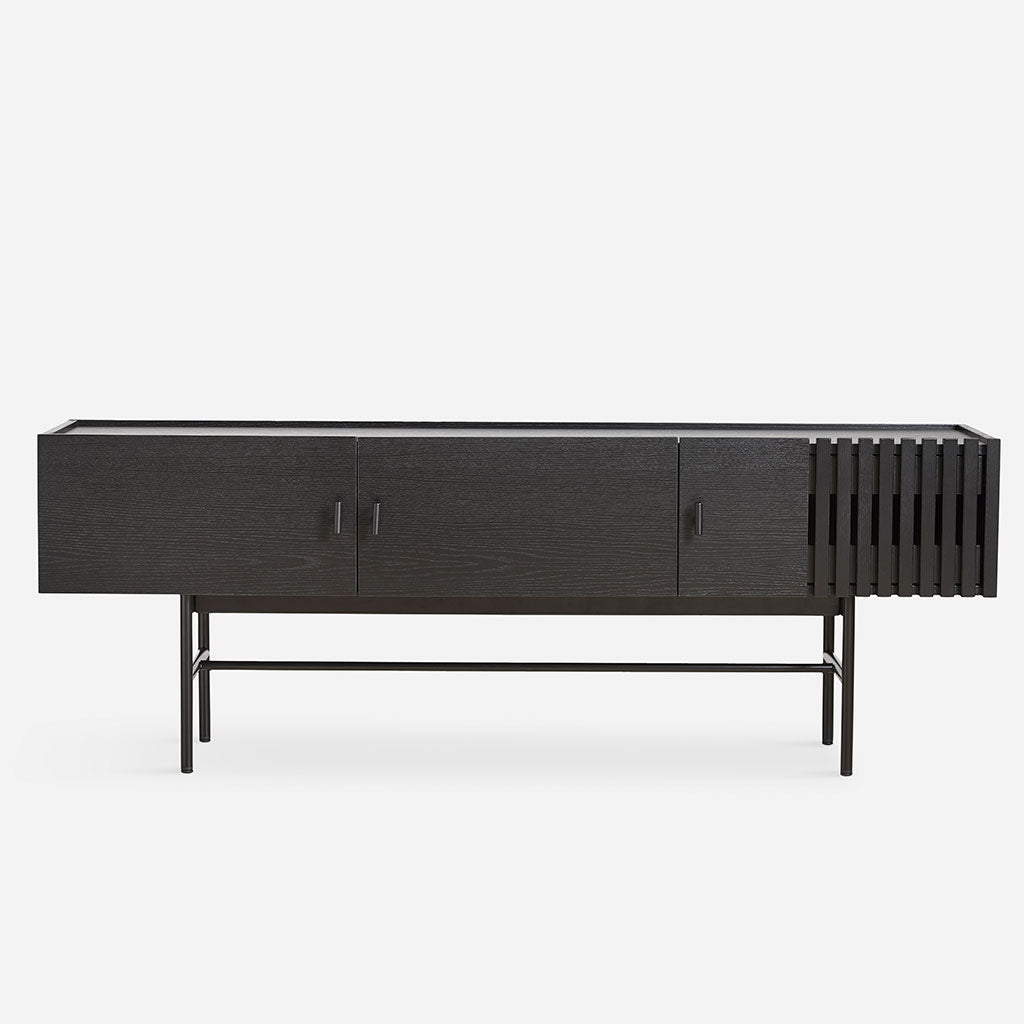 Array Lav Skænk - 150 cm - Sort - WOUD