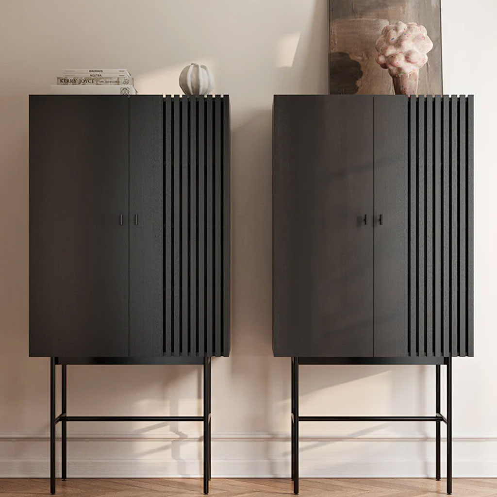 Array Kabinet - 80 cm - Sort - WOUD