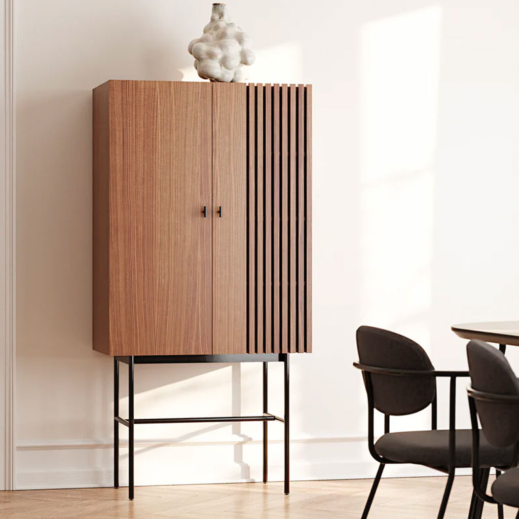 Array Kabinet - 80 cm - Valnød - WOUD