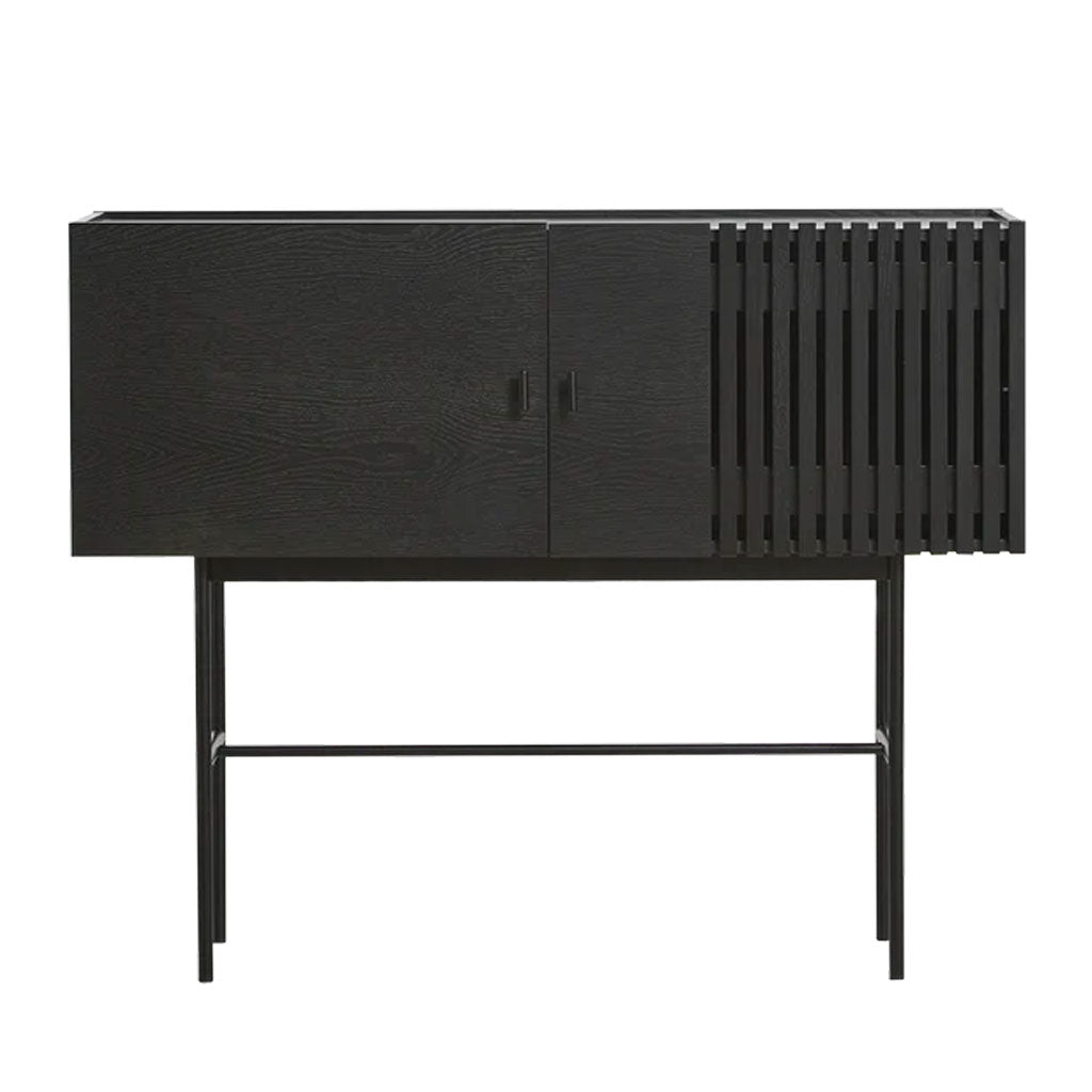 Array Skænk - 120 cm - Sort - WOUD