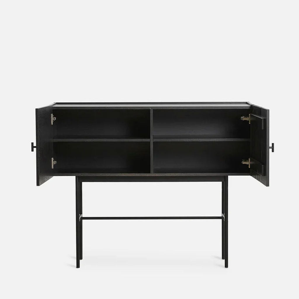 Array Skænk - 120 cm - Sort - WOUD