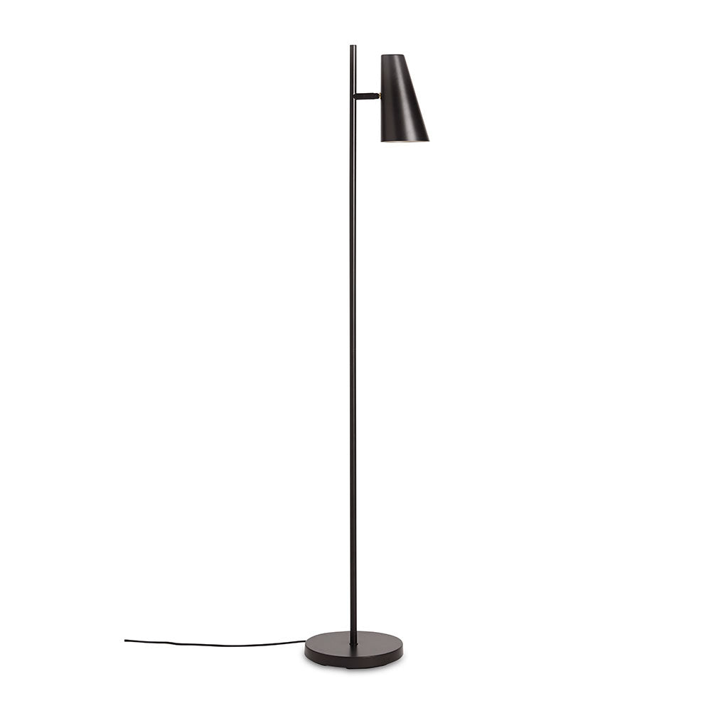 Cono Gulvlampe - Sort - WOUD