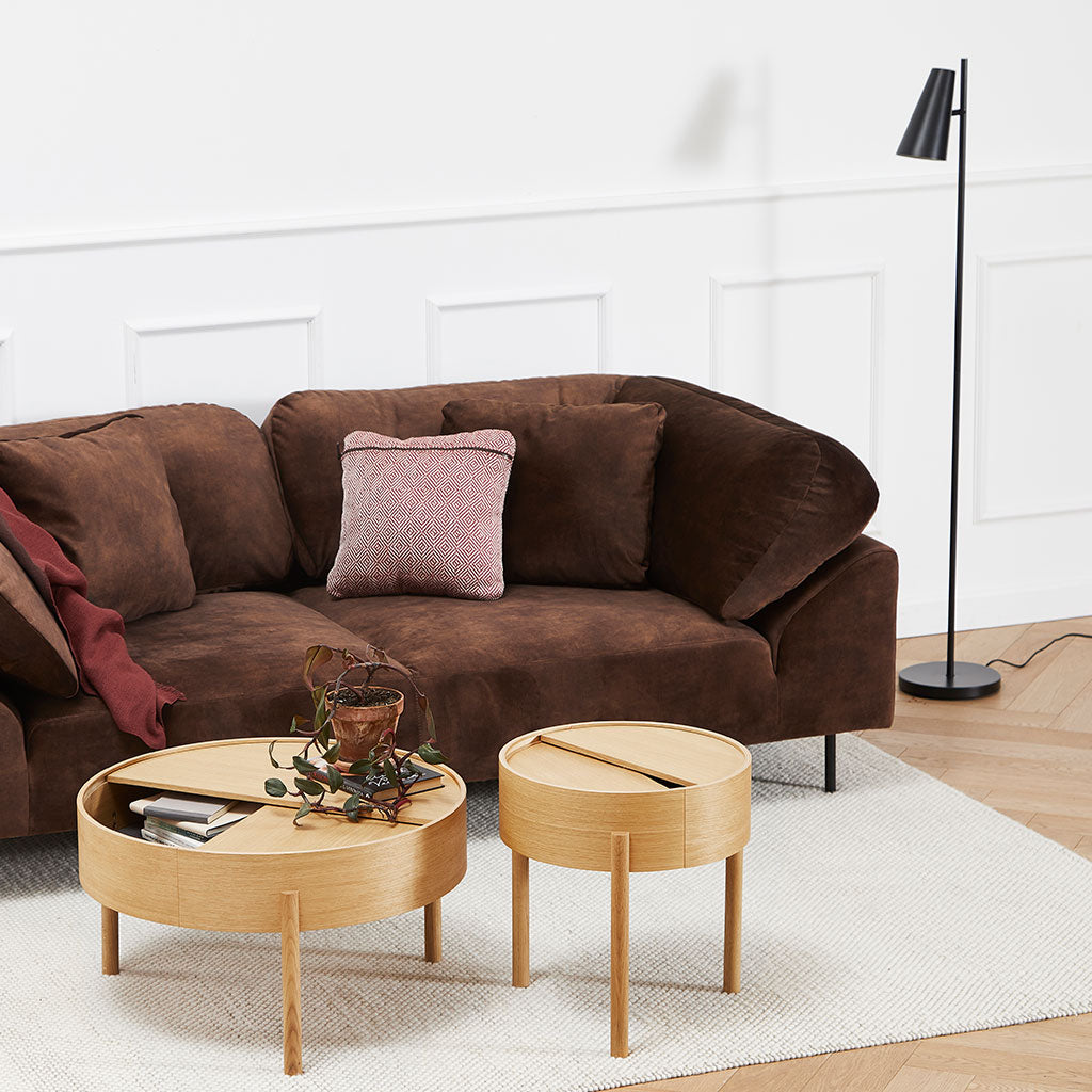 Cono Gulvlampe - Sort - WOUD