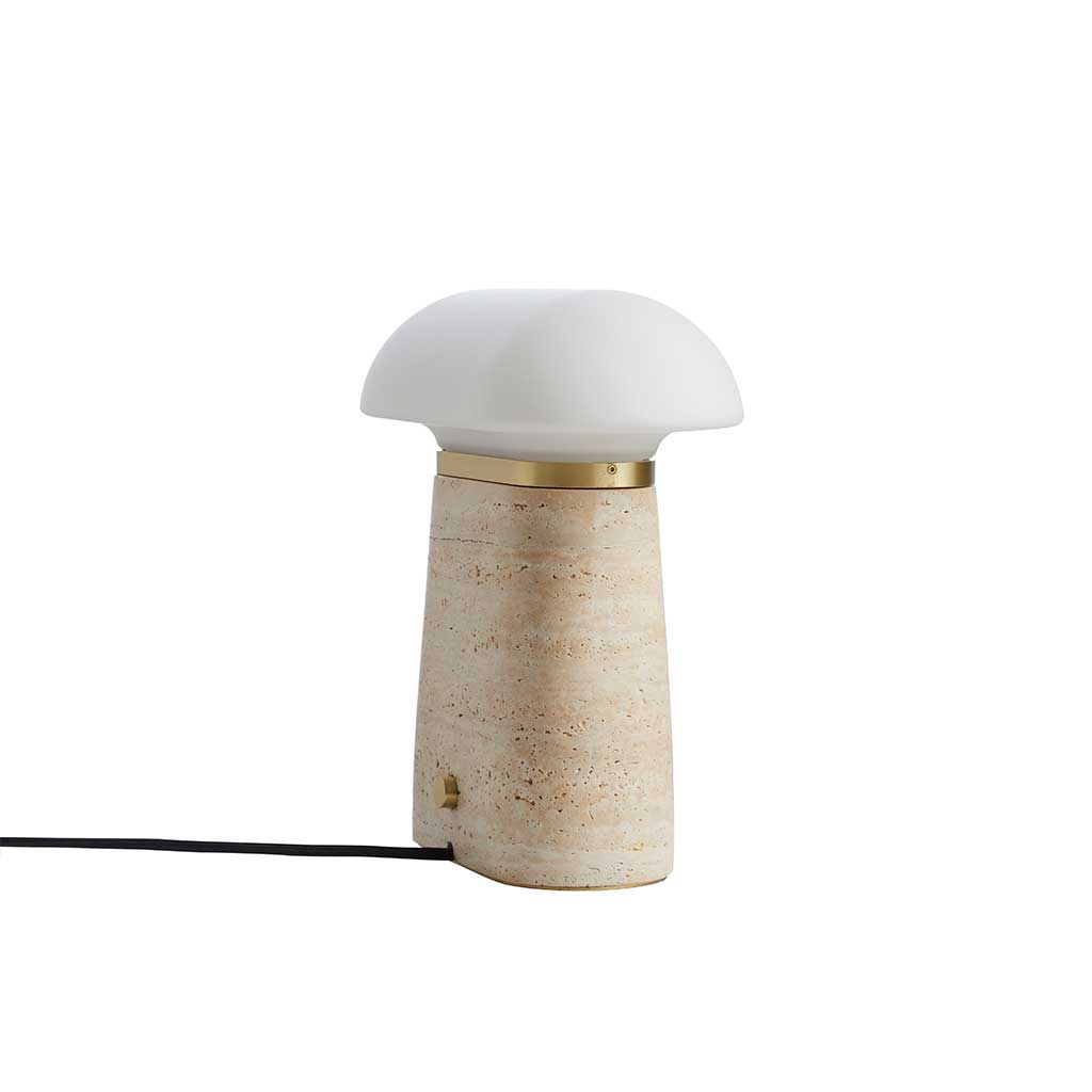 Nova Bordlampe - Travertin - WOUD