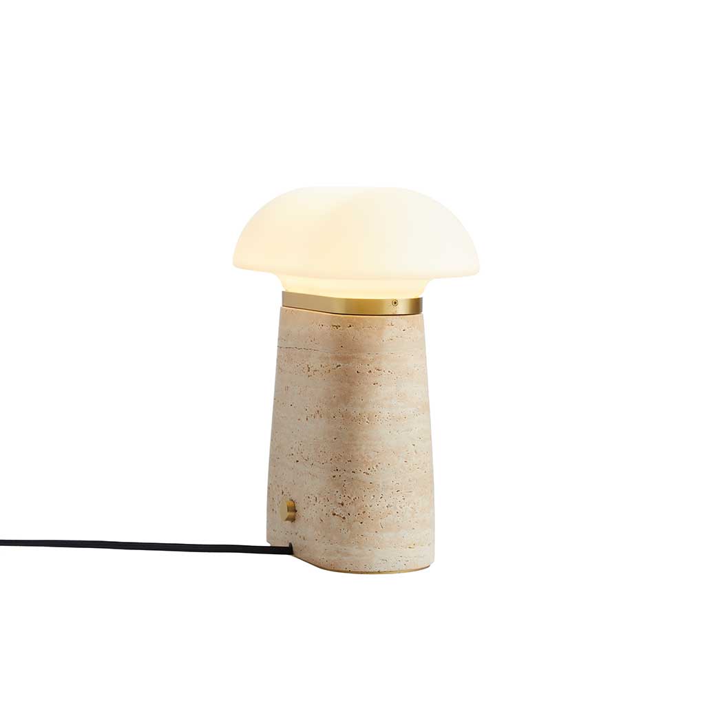 Nova Bordlampe - Travertin - WOUD
