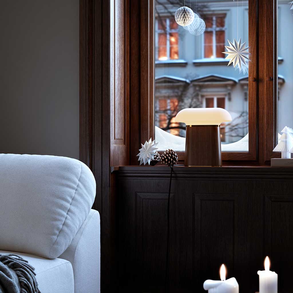 Nova Bordlampe - Valnød - WOUD